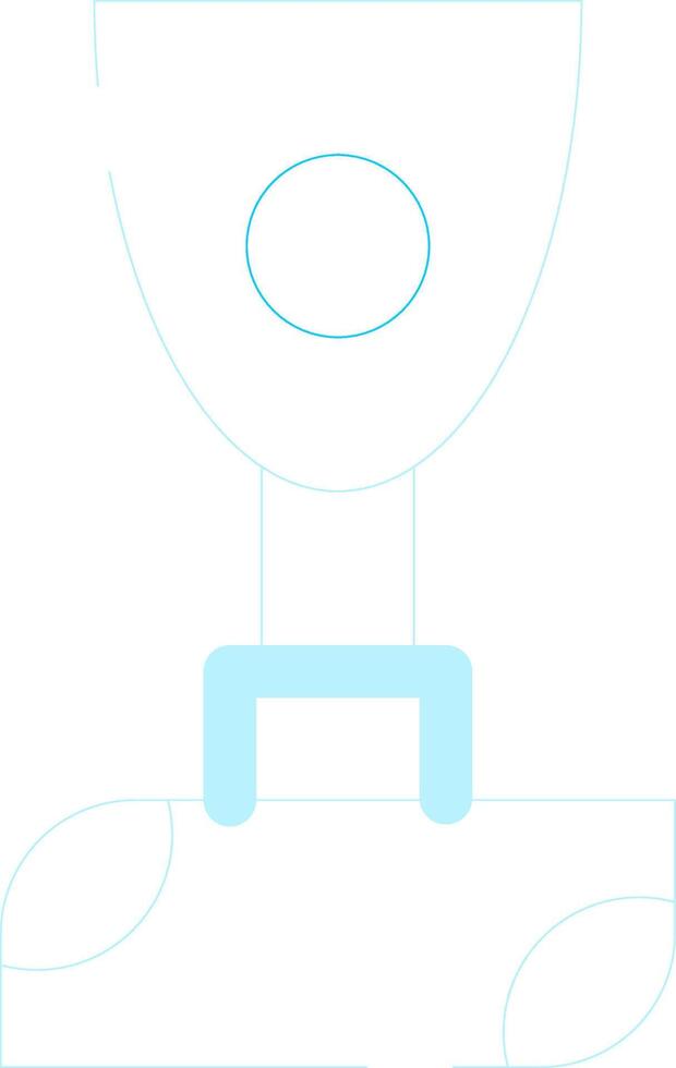 Smart Prosthesis Creative Icon Design vector
