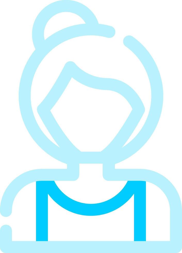 Old Woman Creative Icon Design vector
