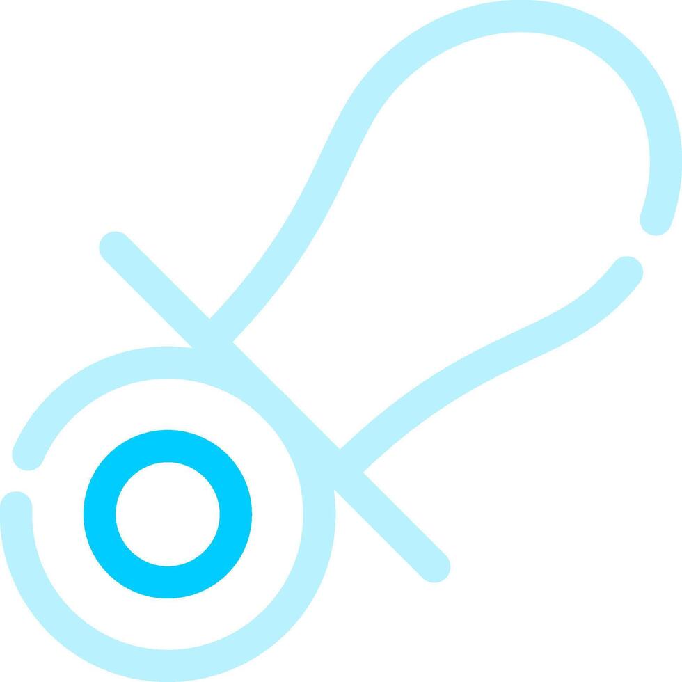 Pacifier Creative Icon Design vector