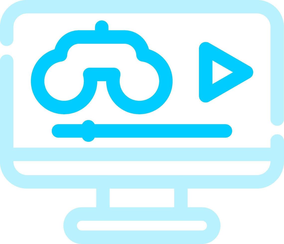Game Streaming Creative Icon Design vector