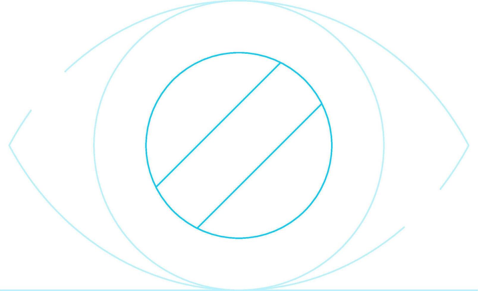 Glaucoma Creative Icon Design vector