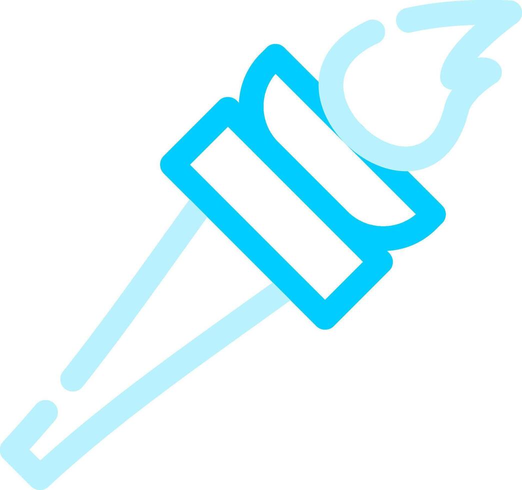 Torch Creative Icon Design vector