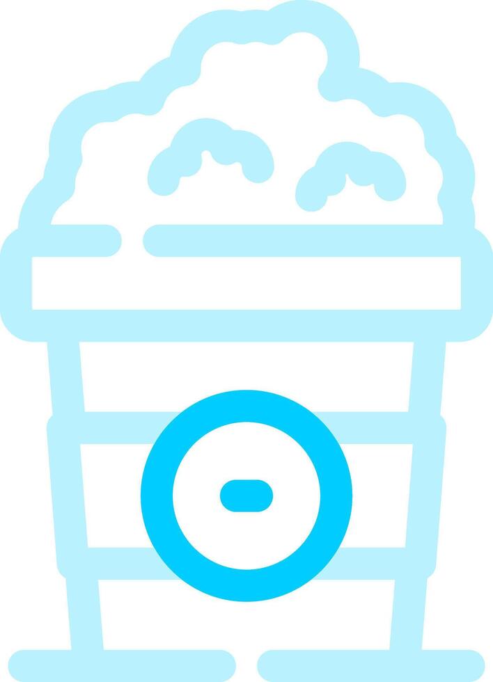 Popcorn Creative Icon Design vector