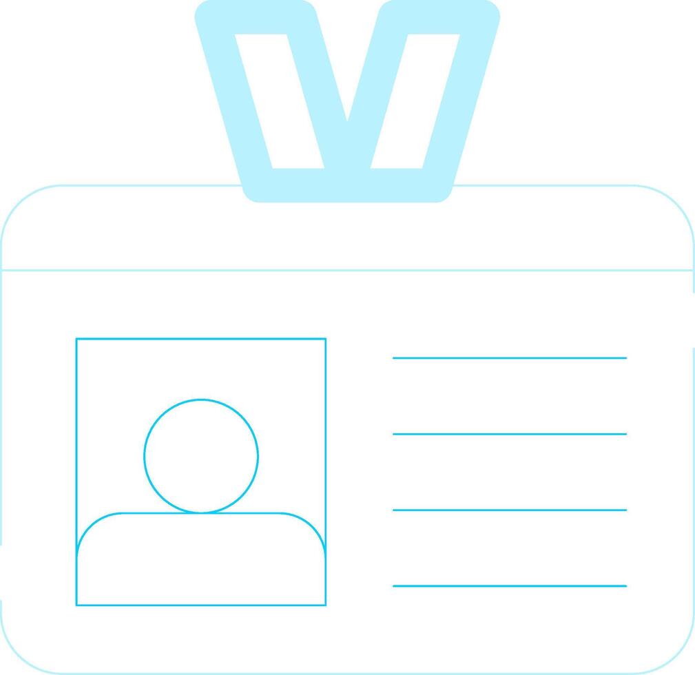 diseño de icono creativo de licencia vector