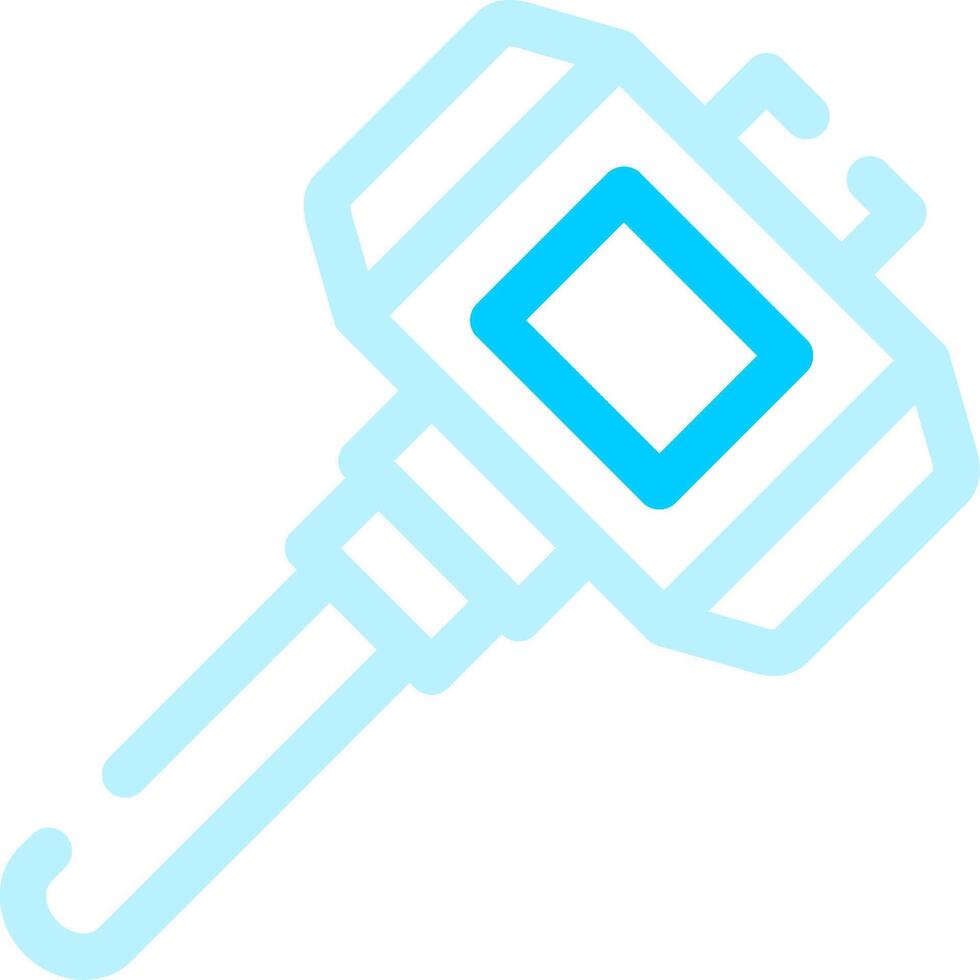 Hammer Creative Icon Design vector