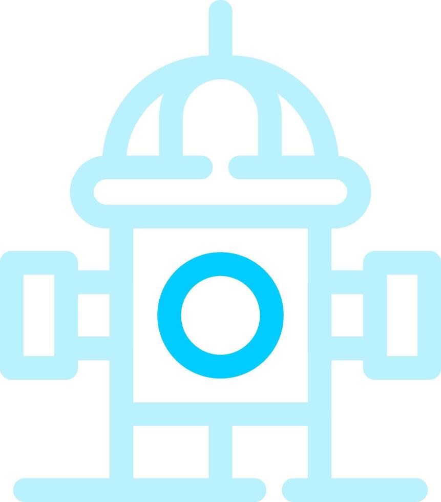 Fire Hydrant Creative Icon Design vector