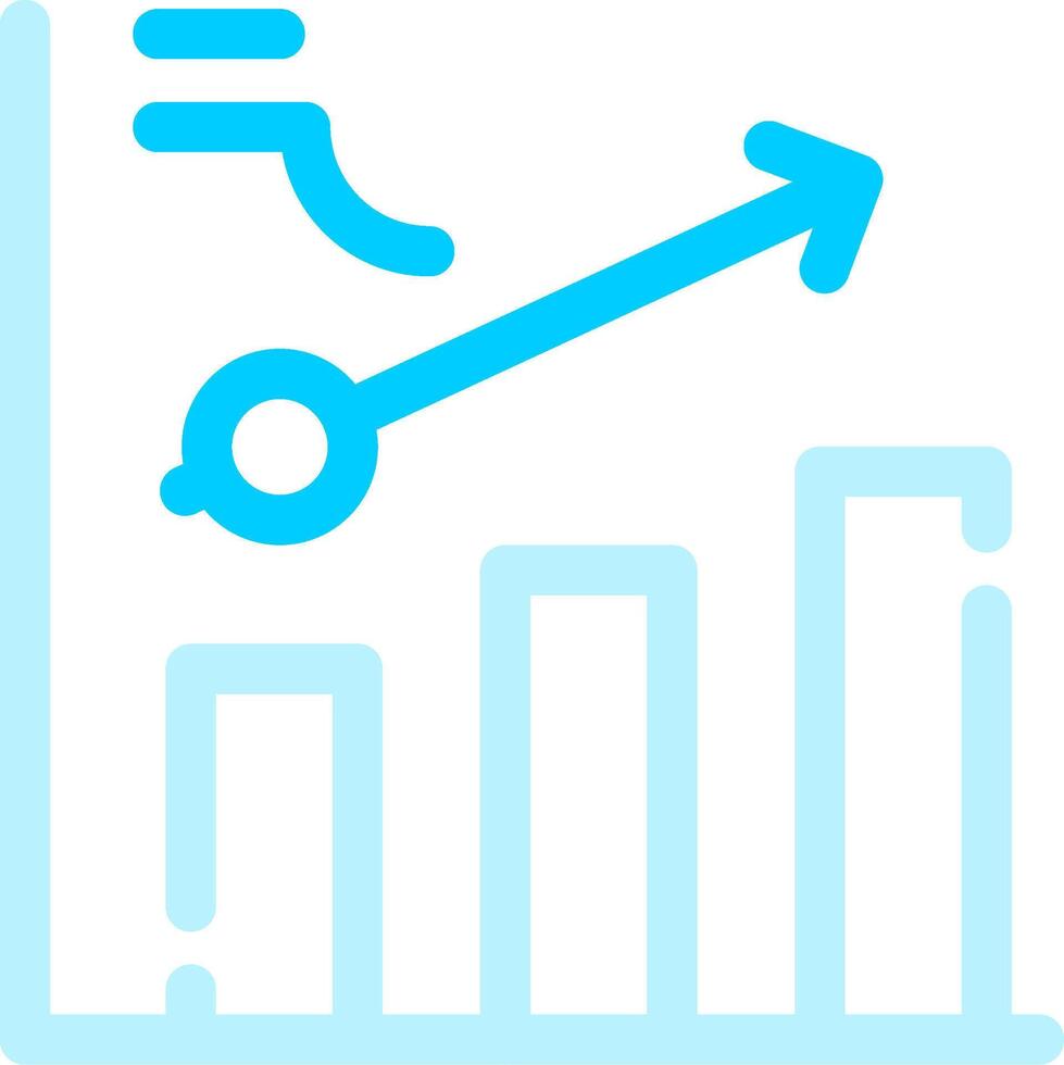 Clustered Bar Creative Icon Design vector