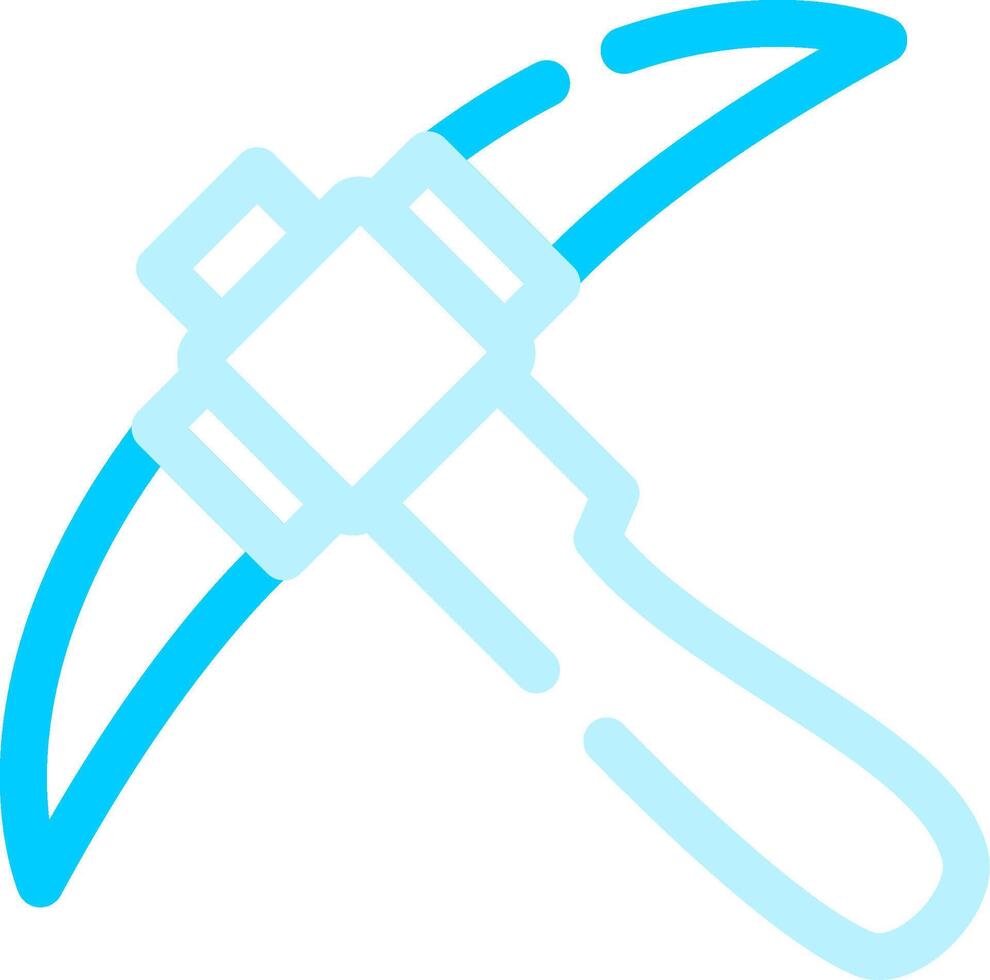 Pickaxe Creative Icon Design vector