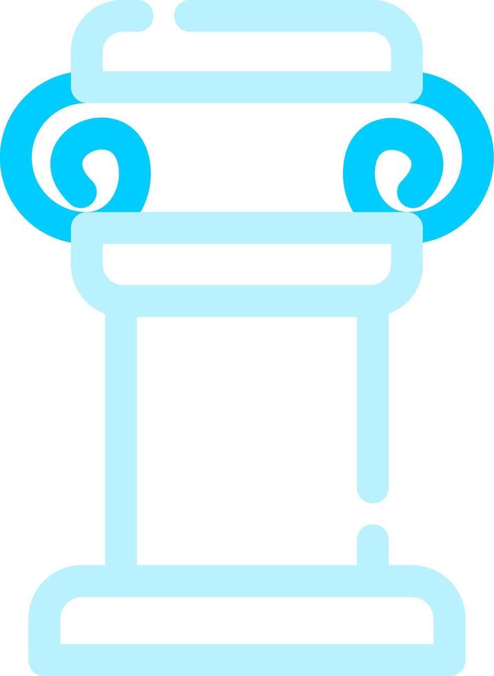 Pillar Creative Icon Design vector