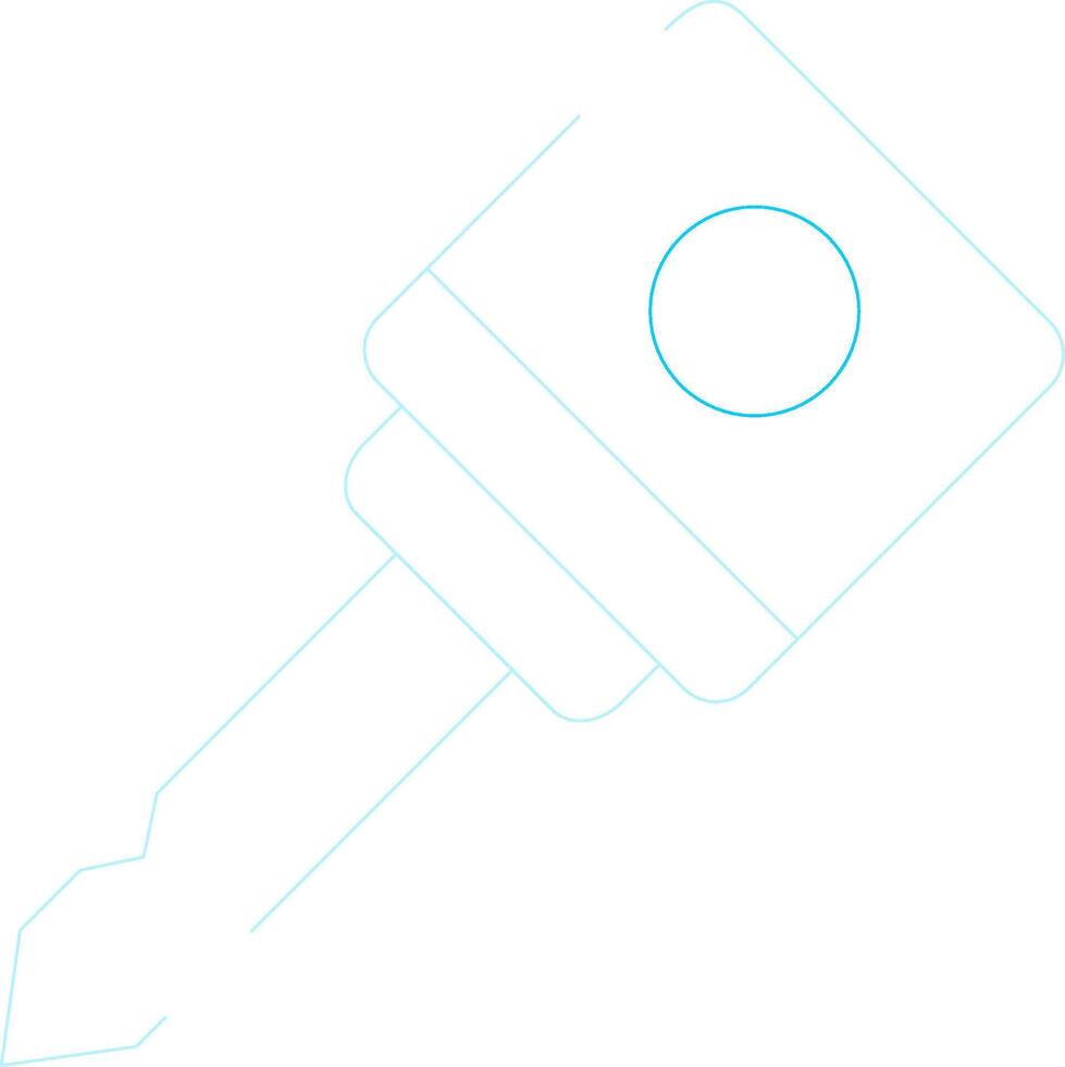 Key Creative Icon Design vector