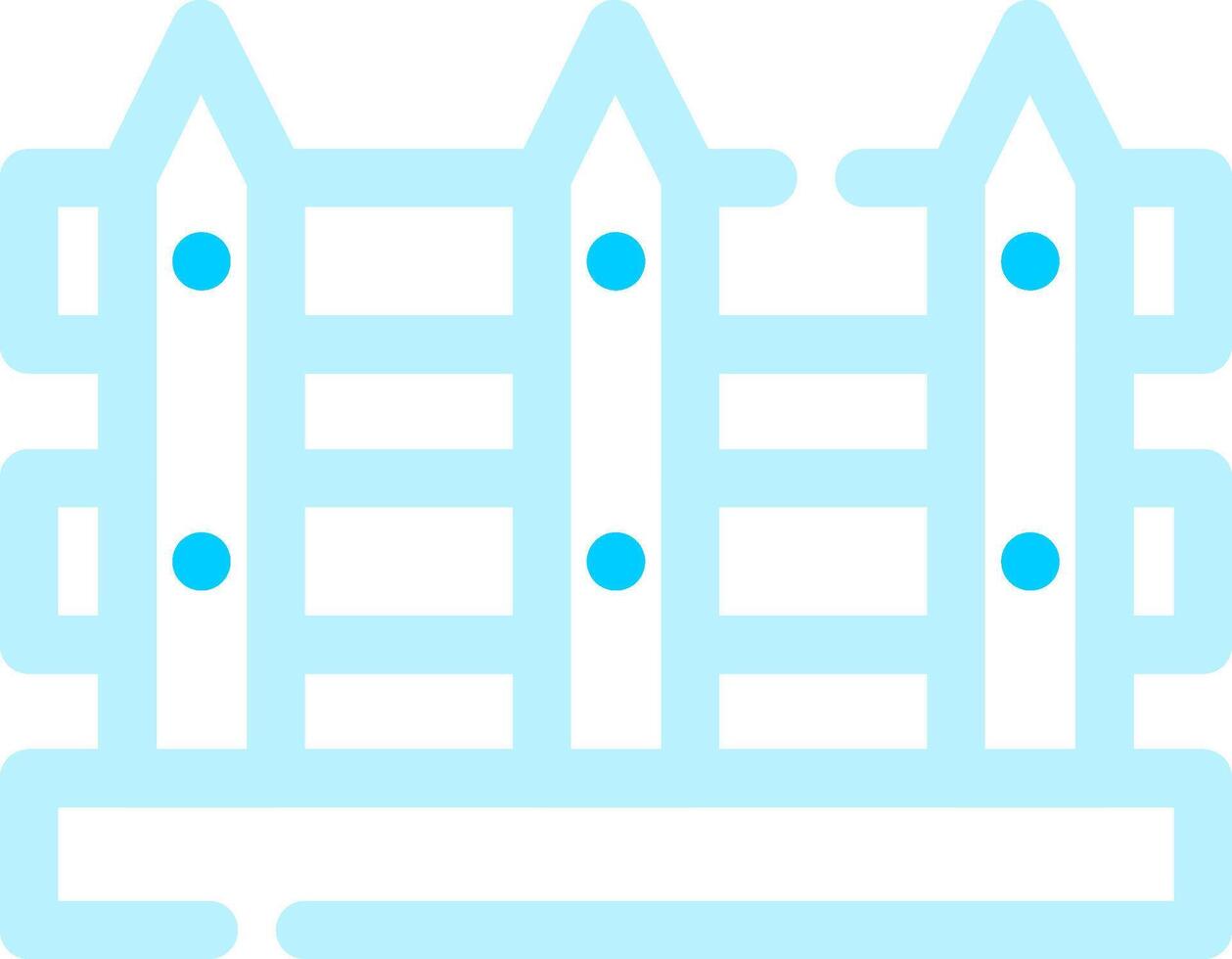 Fence Creative Icon Design vector