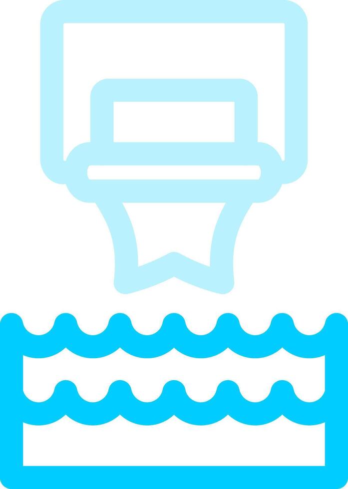 Water Basketball Creative Icon Design vector