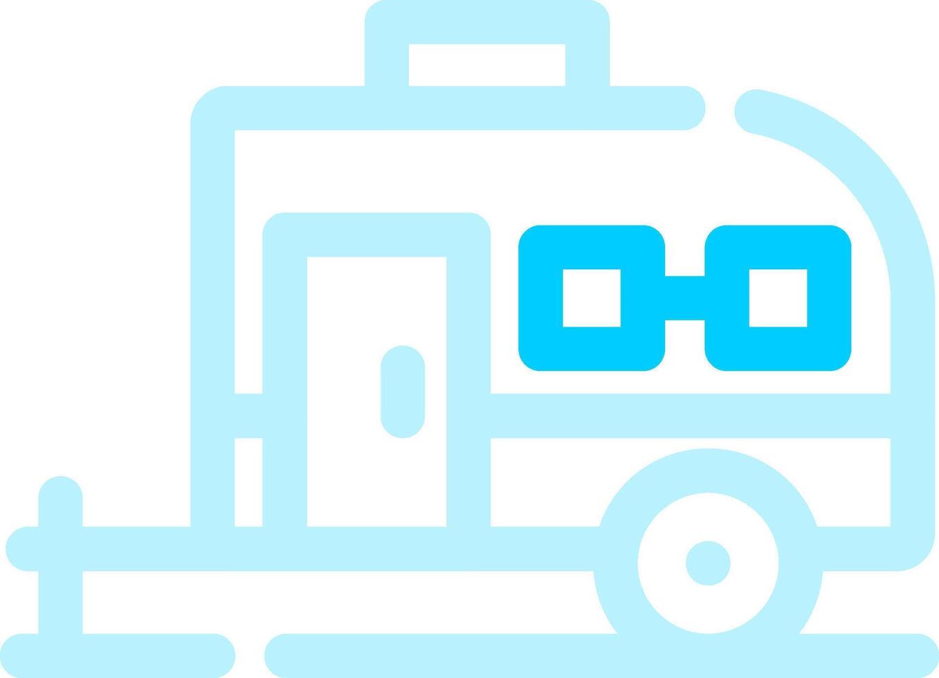 Caravan Creative Icon Design vector