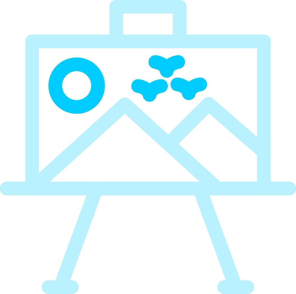 Paint Canvas Creative Icon Design vector