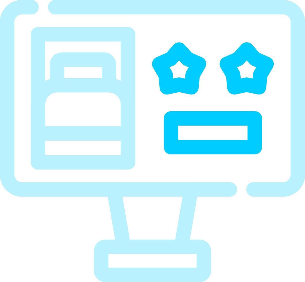 Online Booking Creative Icon Design vector