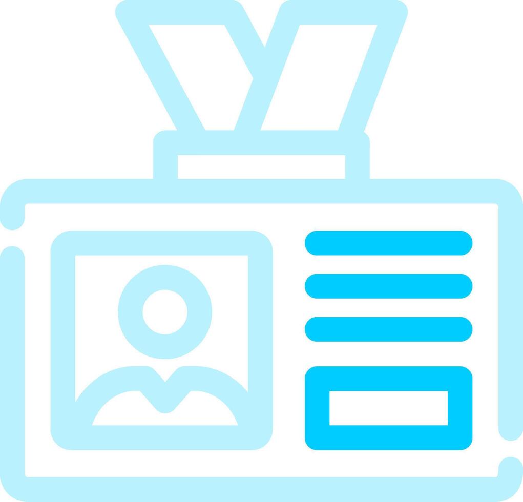 Id Card Creative Icon Design vector