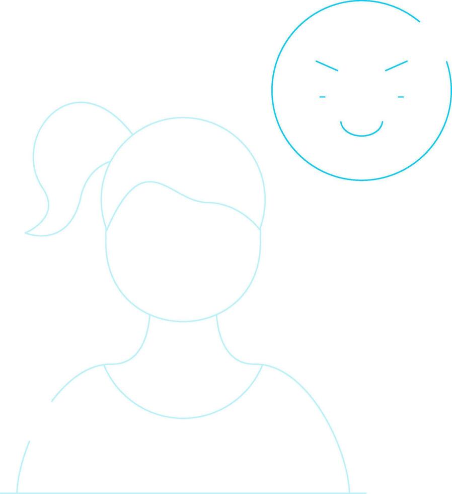 Confident Creative Icon Design vector