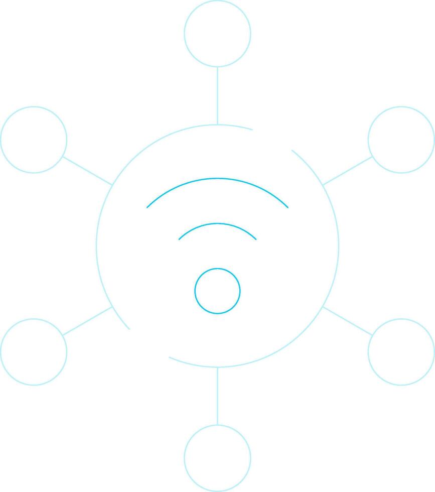 Internet of Things Creative Icon Design vector