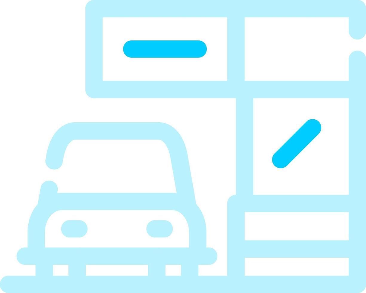 Drive Thru Creative Icon Design vector