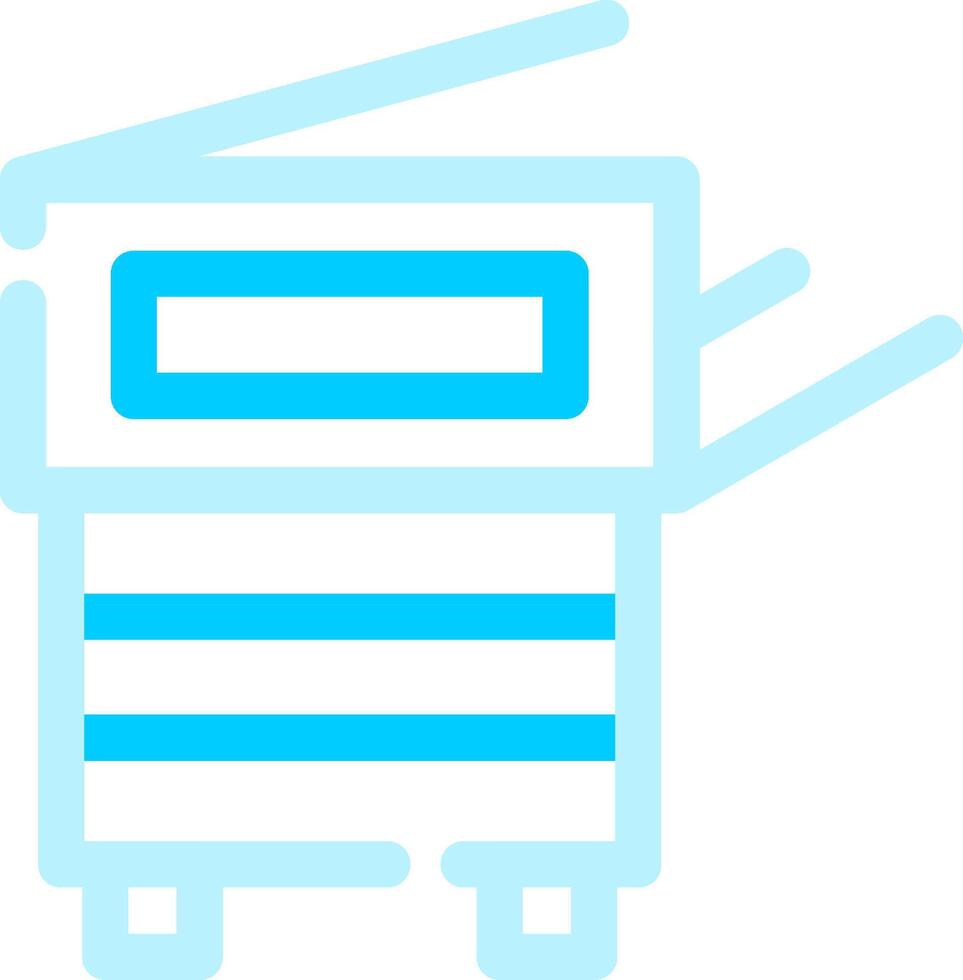 Copy Machine Creative Icon Design vector