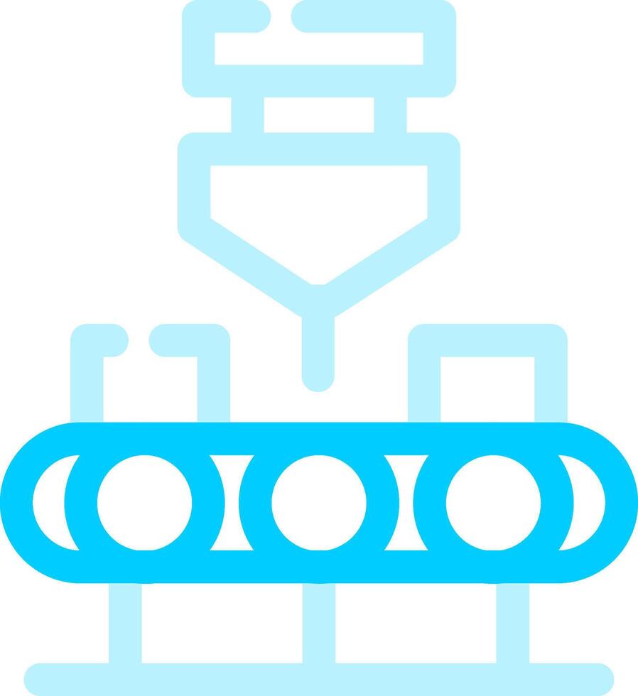 Conveyor Belt Creative Icon Design vector