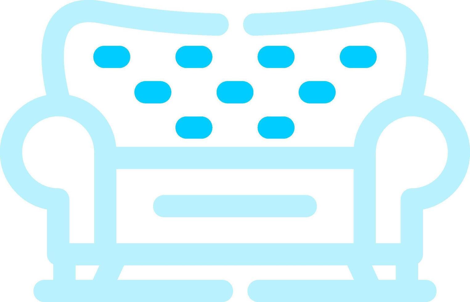 Sofa Creative Icon Design vector