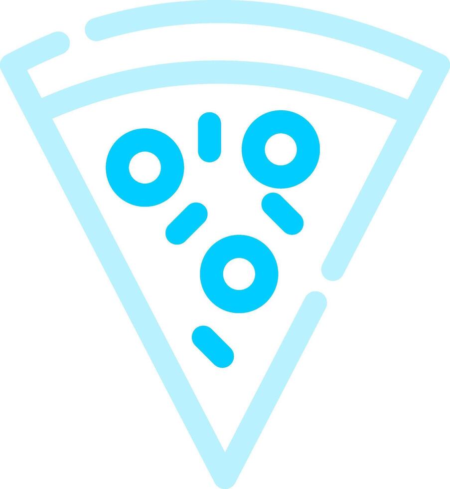 diseño de icono creativo de pizza vector