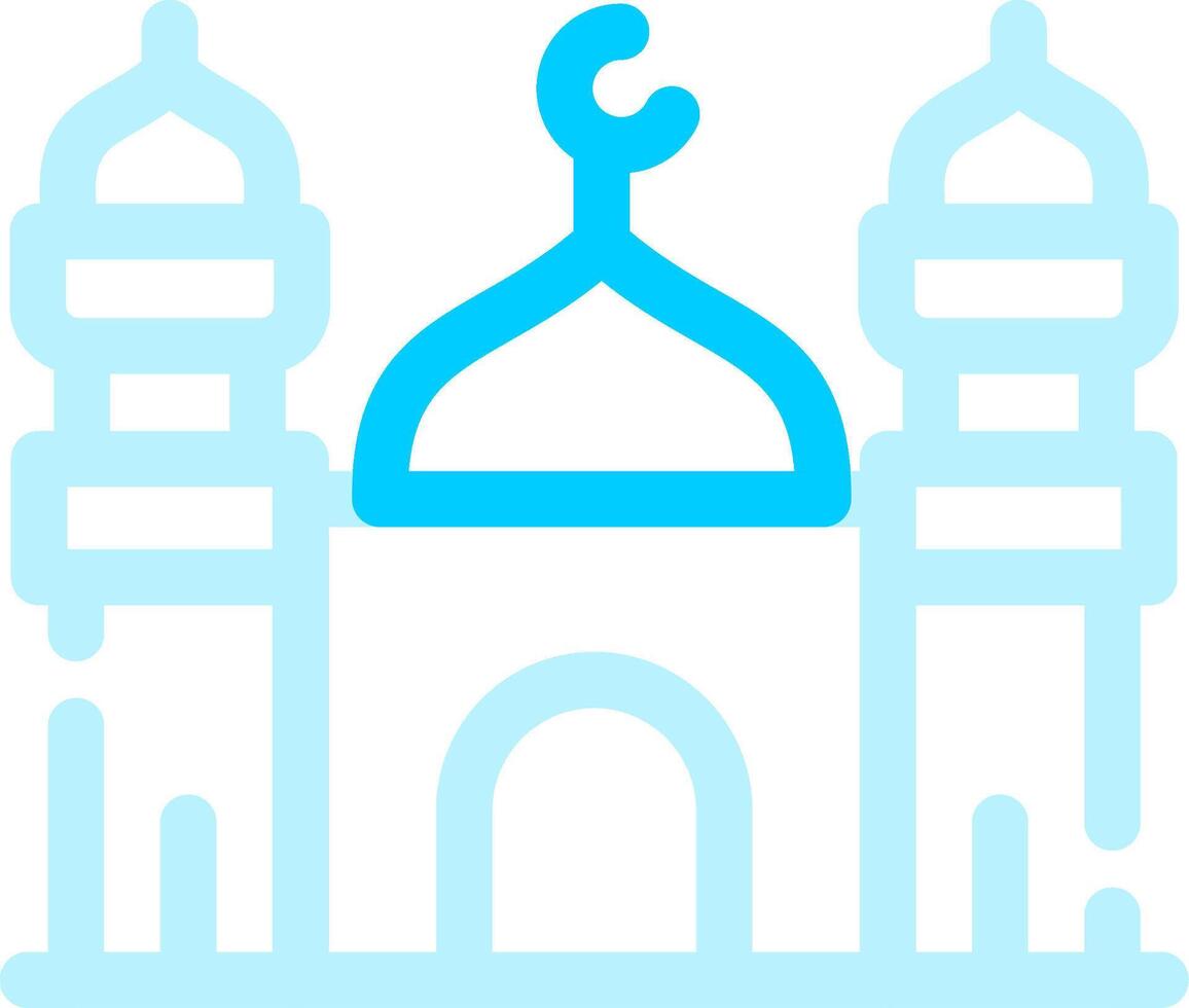 Mosque Creative Icon Design vector