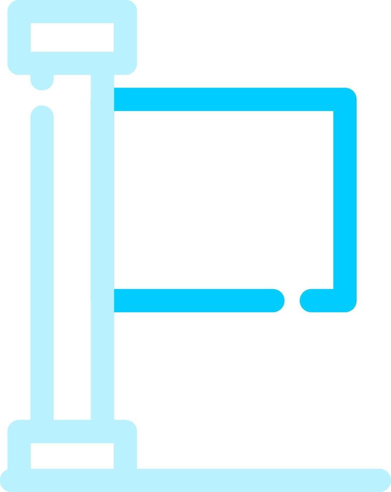 Flag Creative Icon Design vector