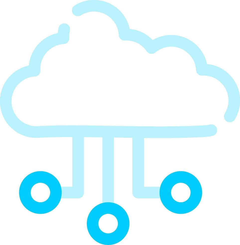 diseño de icono creativo de nube vector