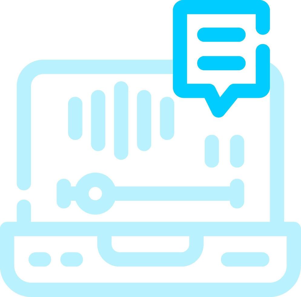 Voice Mail Creative Icon Design vector