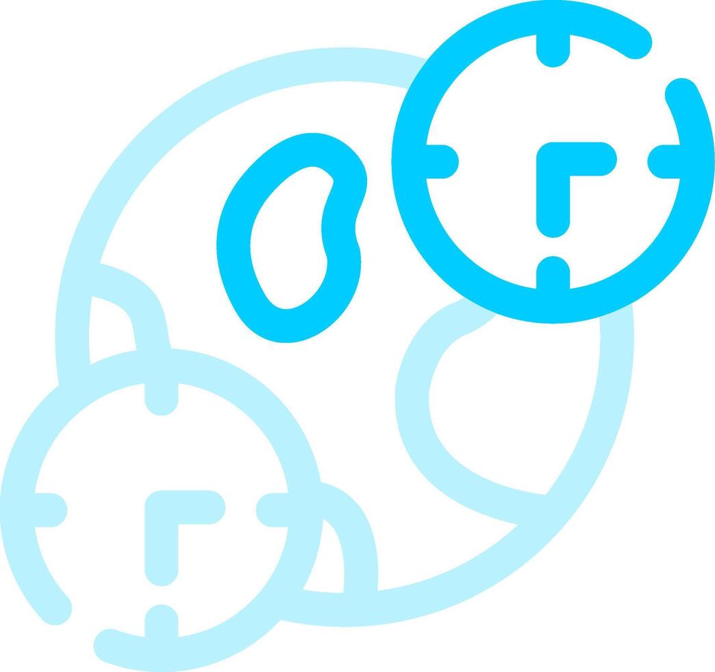 Jet Lag Creative Icon Design vector
