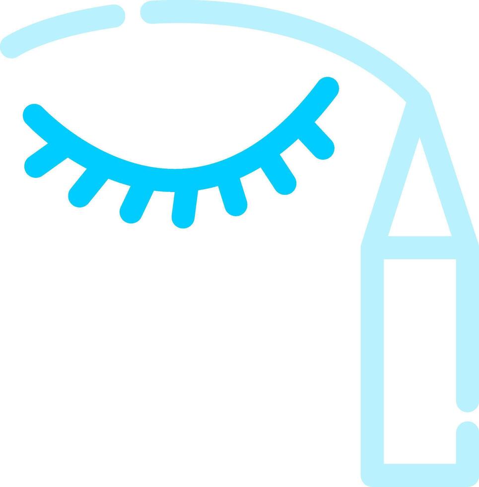 Eyeliner Creative Icon Design vector