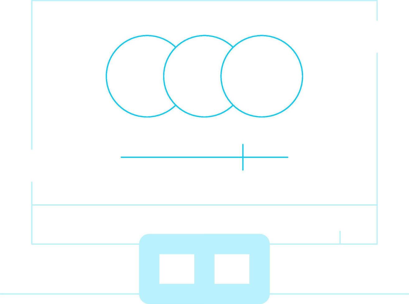 Digital Animation Creative Icon Design vector