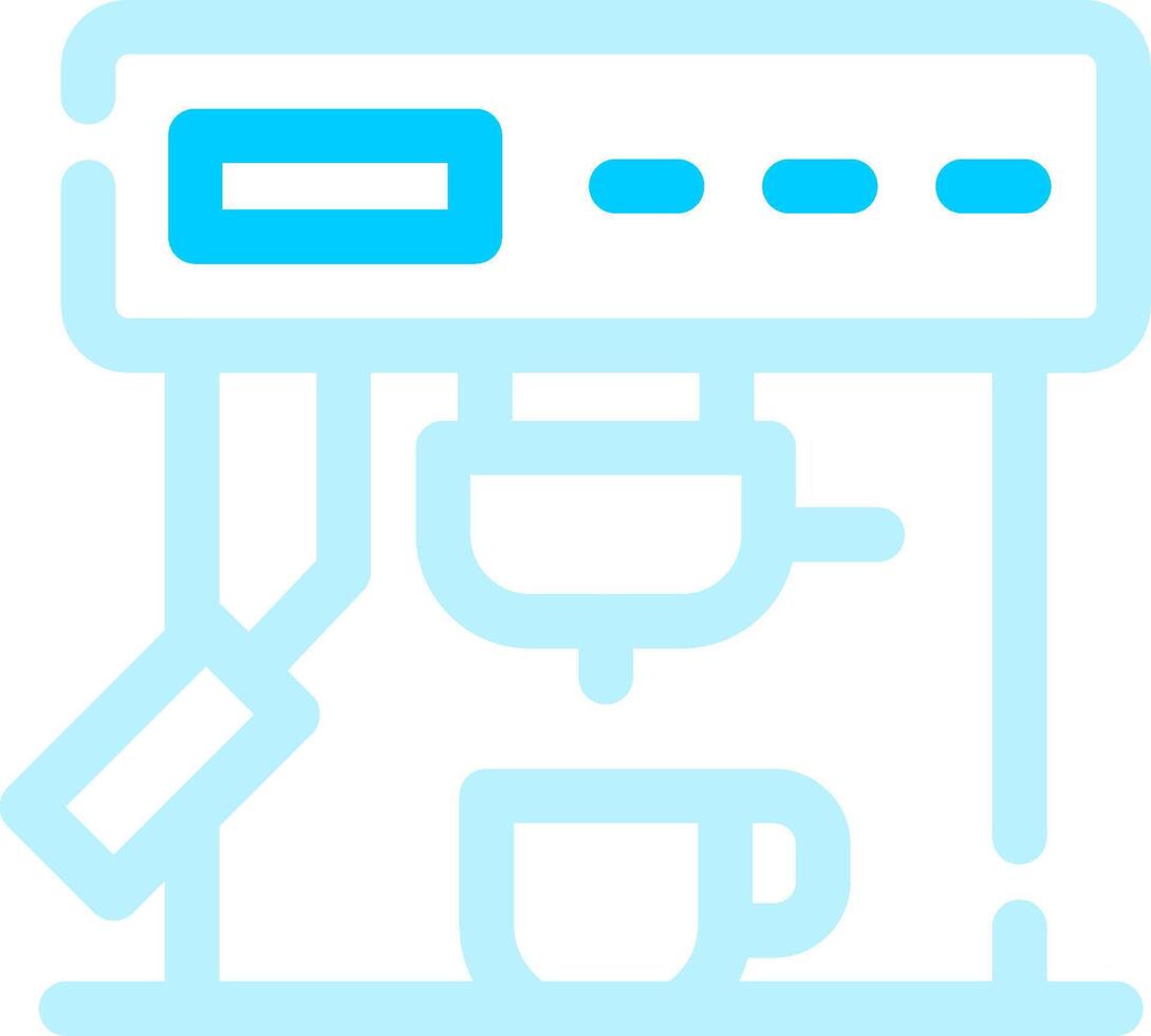Coffee Machine Creative Icon Design vector