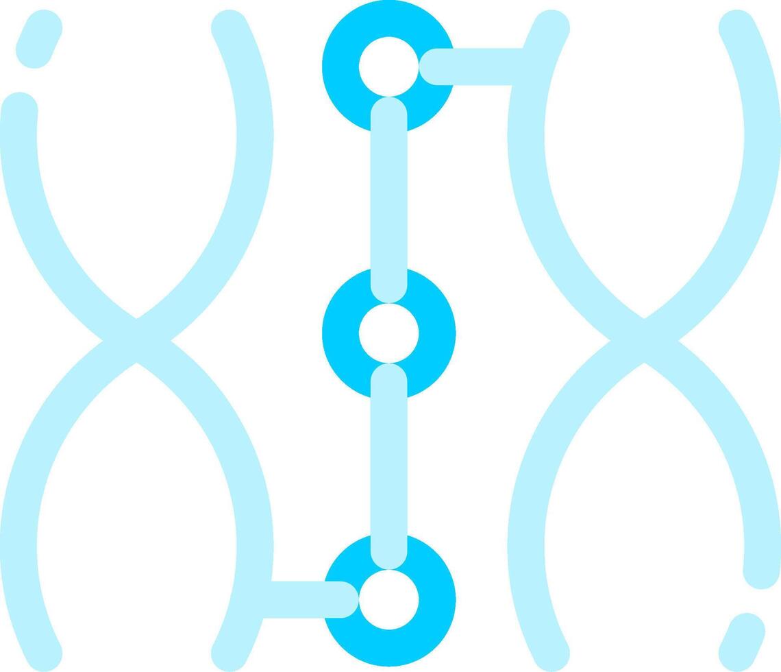 Cloning Creative Icon Design vector