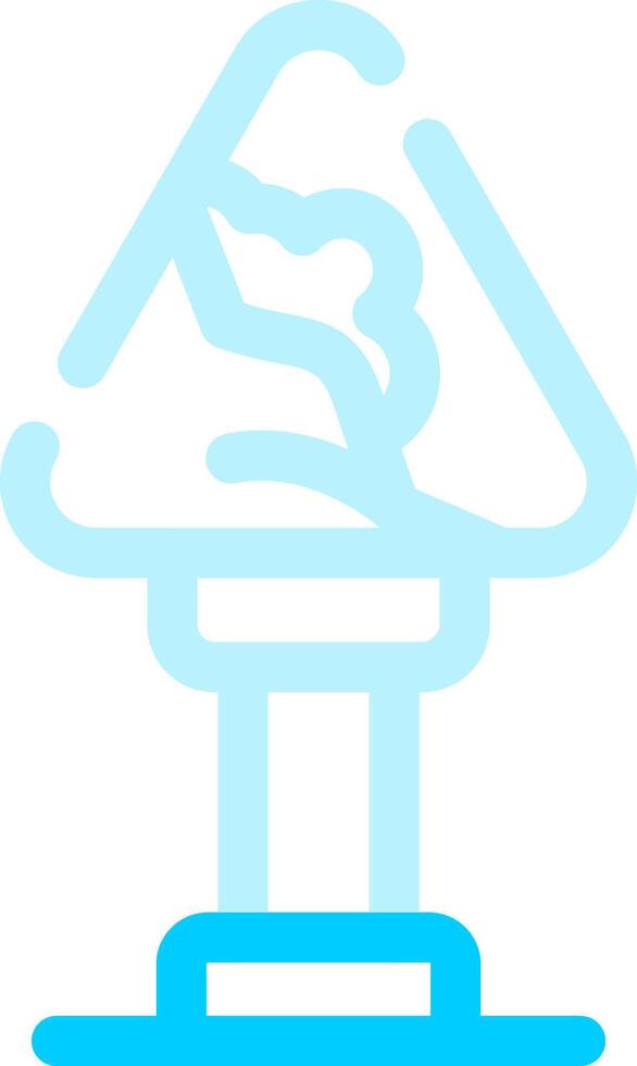 Avalanche Sign Creative Icon Design vector