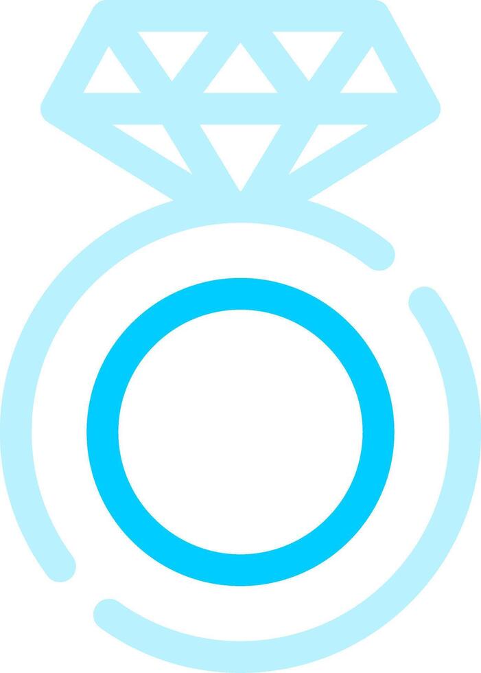 diseño de icono creativo de anillo vector