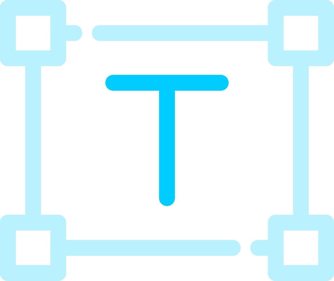 Text Size Creative Icon Design vector