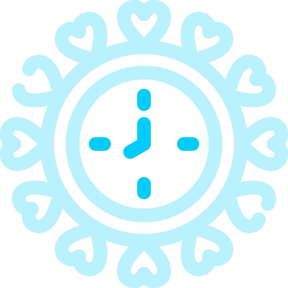 Wall Clock Creative Icon Design vector