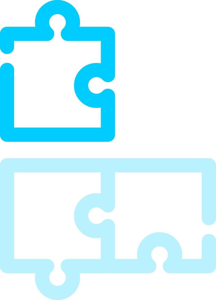 Puzzle Creative Icon Design vector