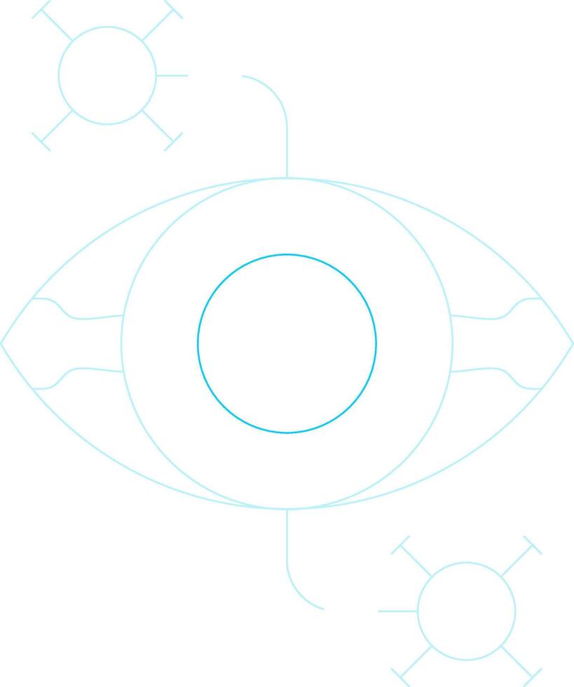 Eye Disease Creative Icon Design vector