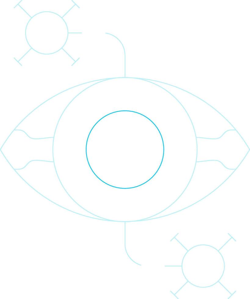 Eye Disease Creative Icon Design vector