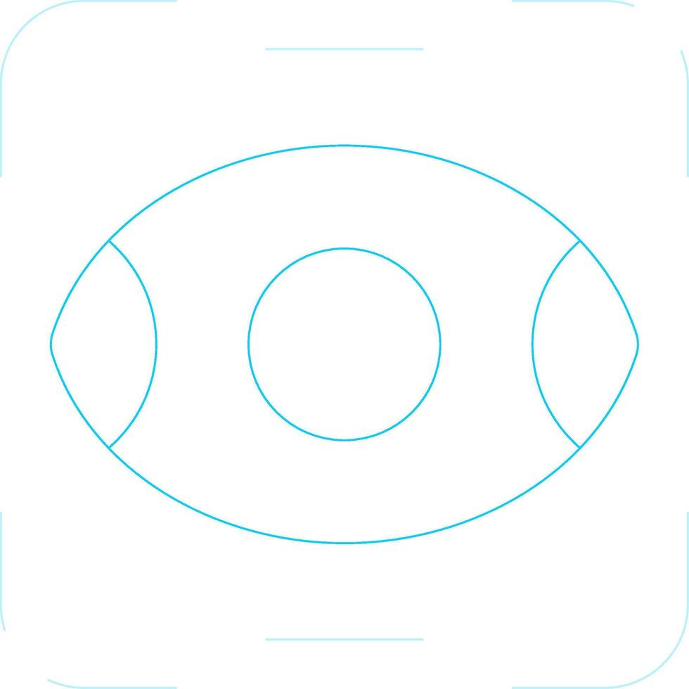 Eye Scanner Creative Icon Design vector