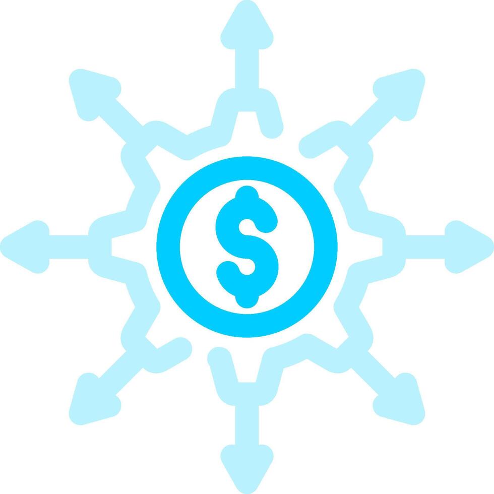 Crowdfunding Portal Creative Icon Design vector