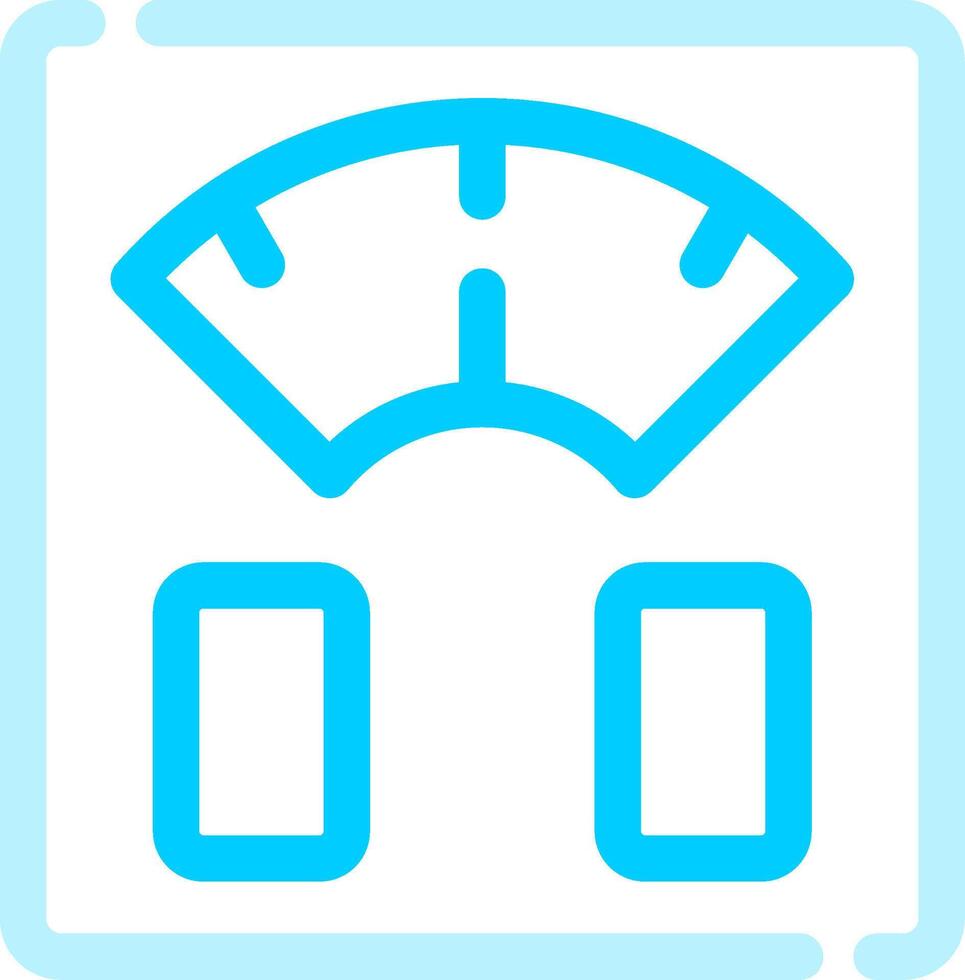 Body Scale Creative Icon Design vector