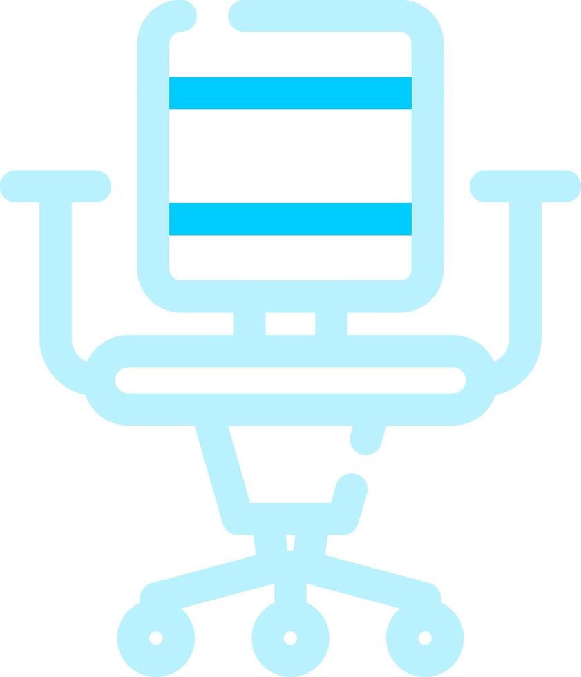 Office Chair Creative Icon Design vector