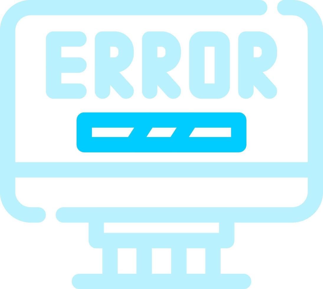 Error Creative Icon Design vector