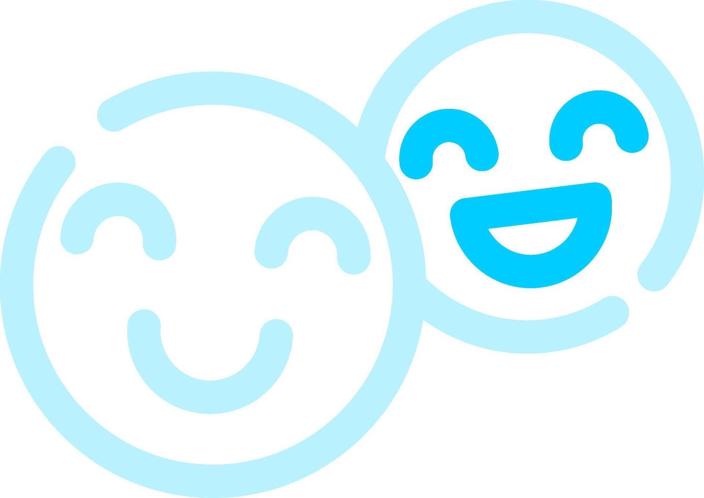 Happiness Creative Icon Design vector