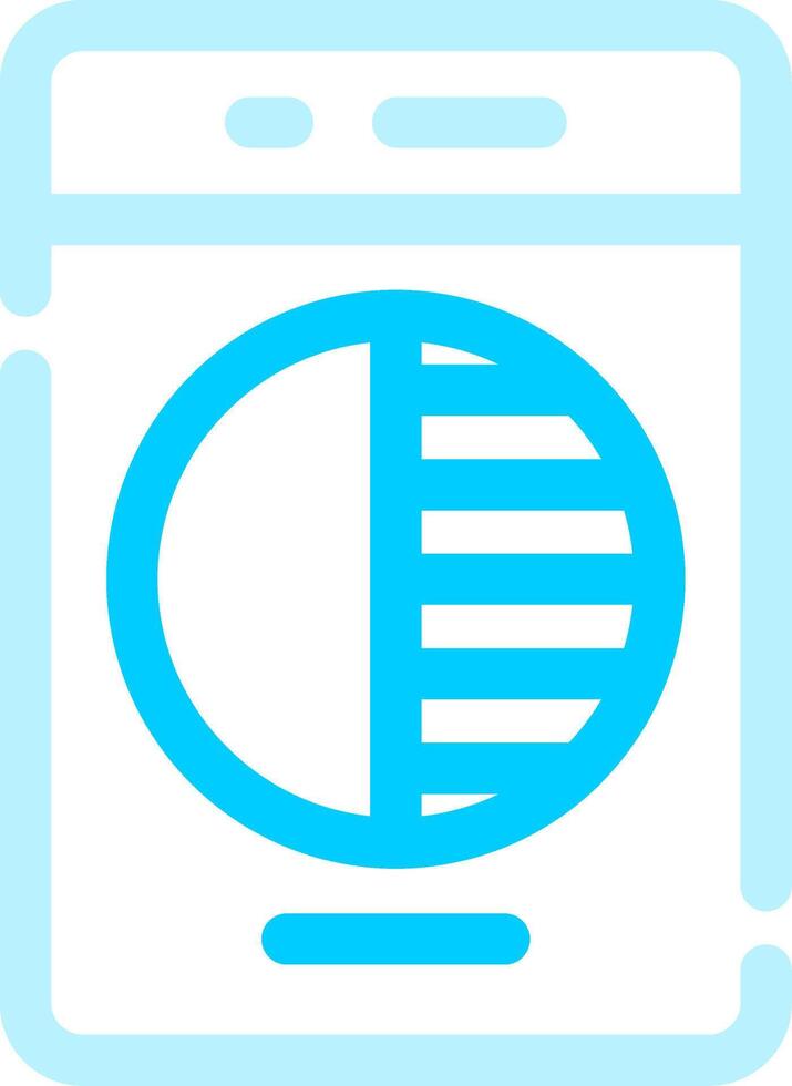 Color Contrast Creative Icon Design vector